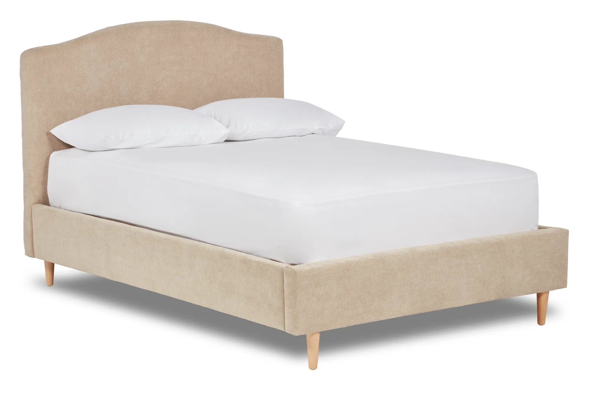 Ember Simple Shaped Fabric Bedstead