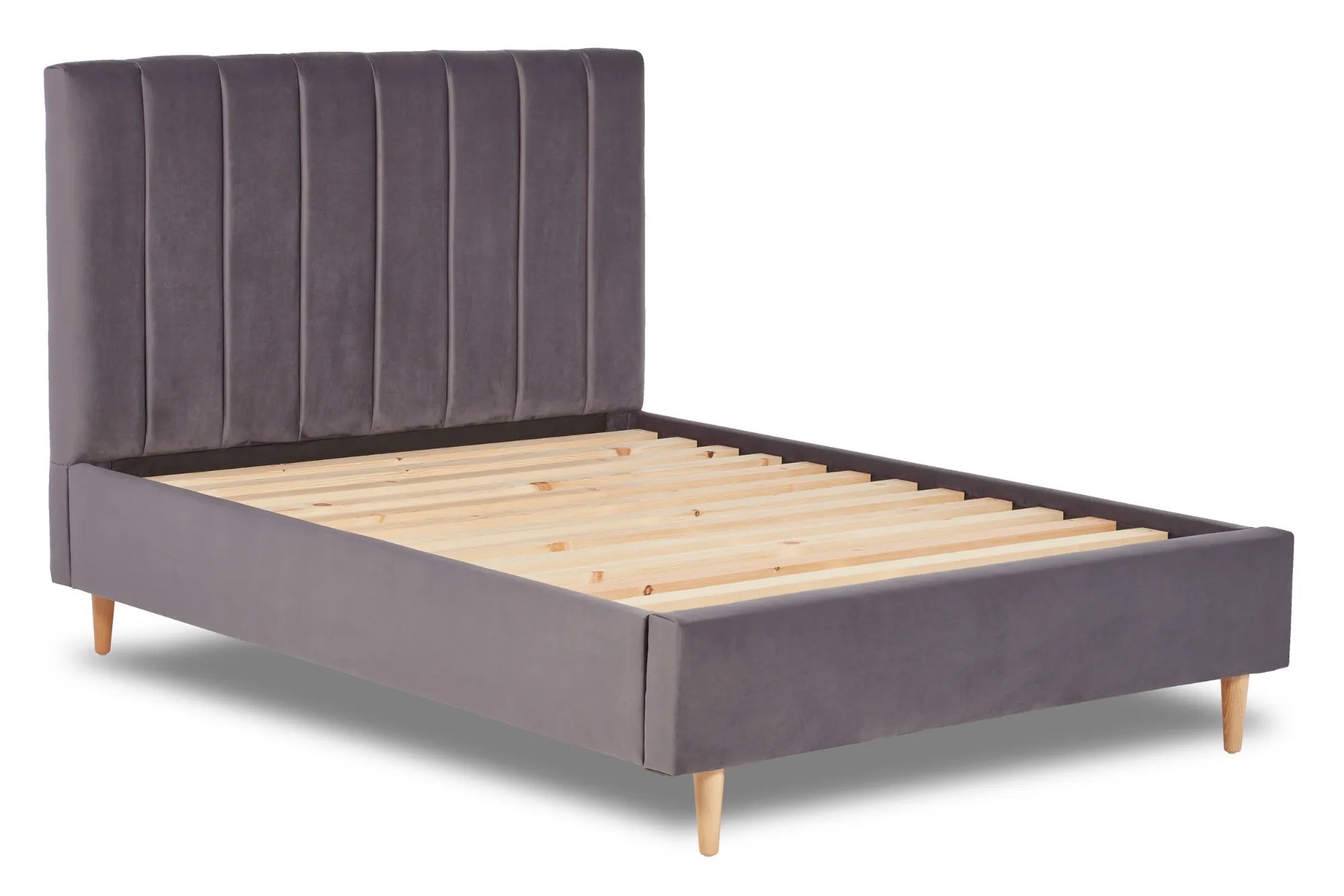 Solara Vertical Paneled Fabric Bed