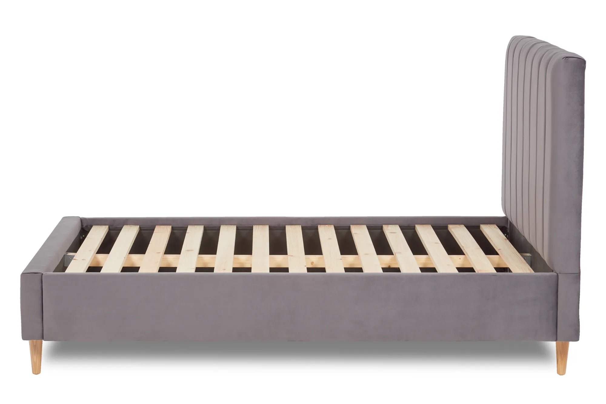 Solara Vertical Paneled Fabric Bed