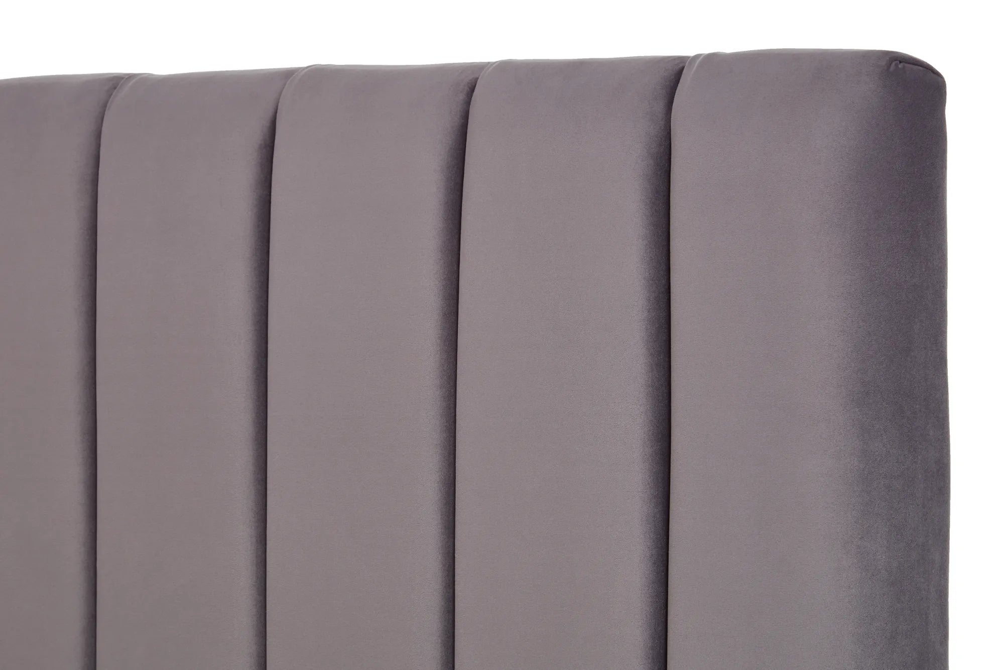 Solara Vertical Paneled Fabric Bed