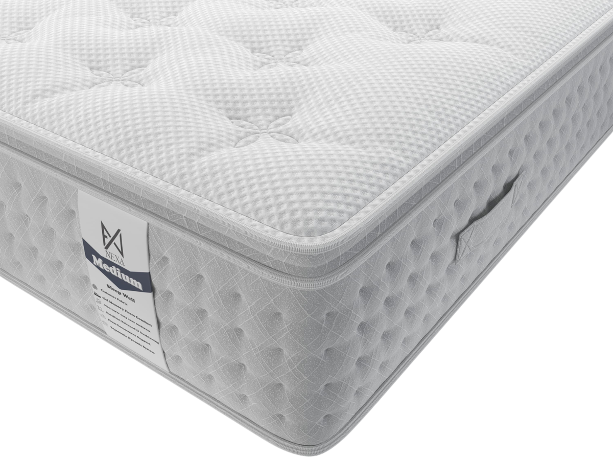 Hybrid Deluxe Medium 1000 Pocket Spring Rolled Mattress