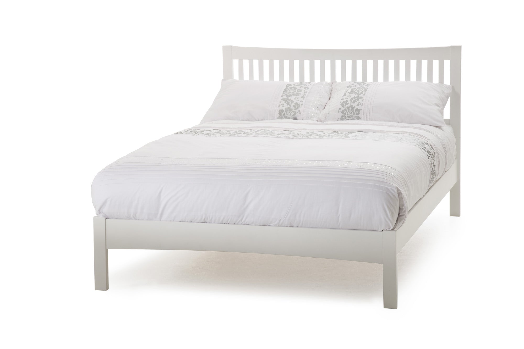 Willow Opal White Wooden Bed Frame