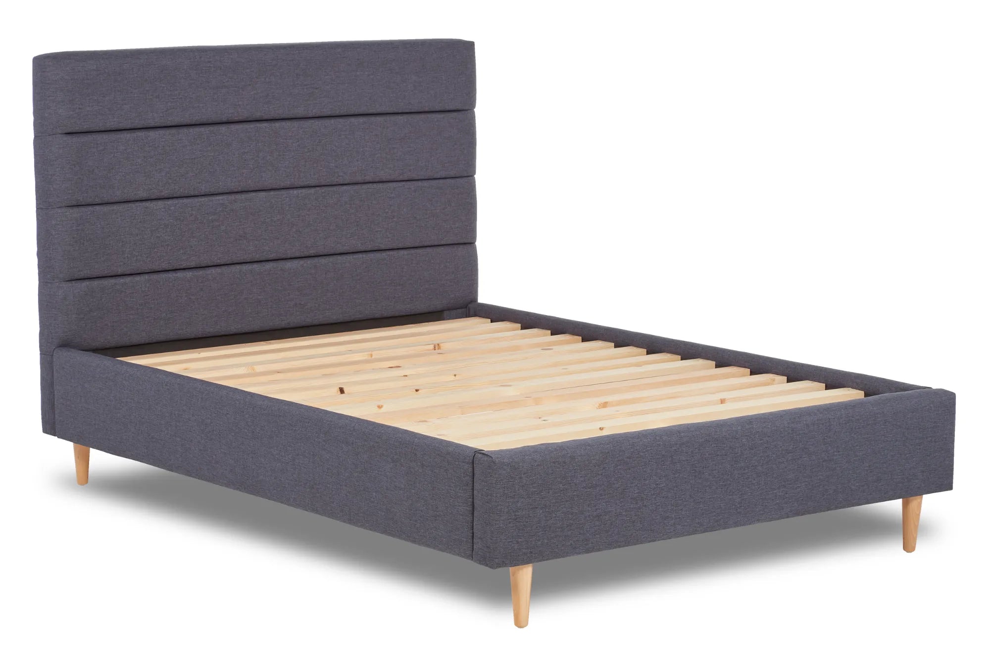 Viva Paneled Fabric Bed