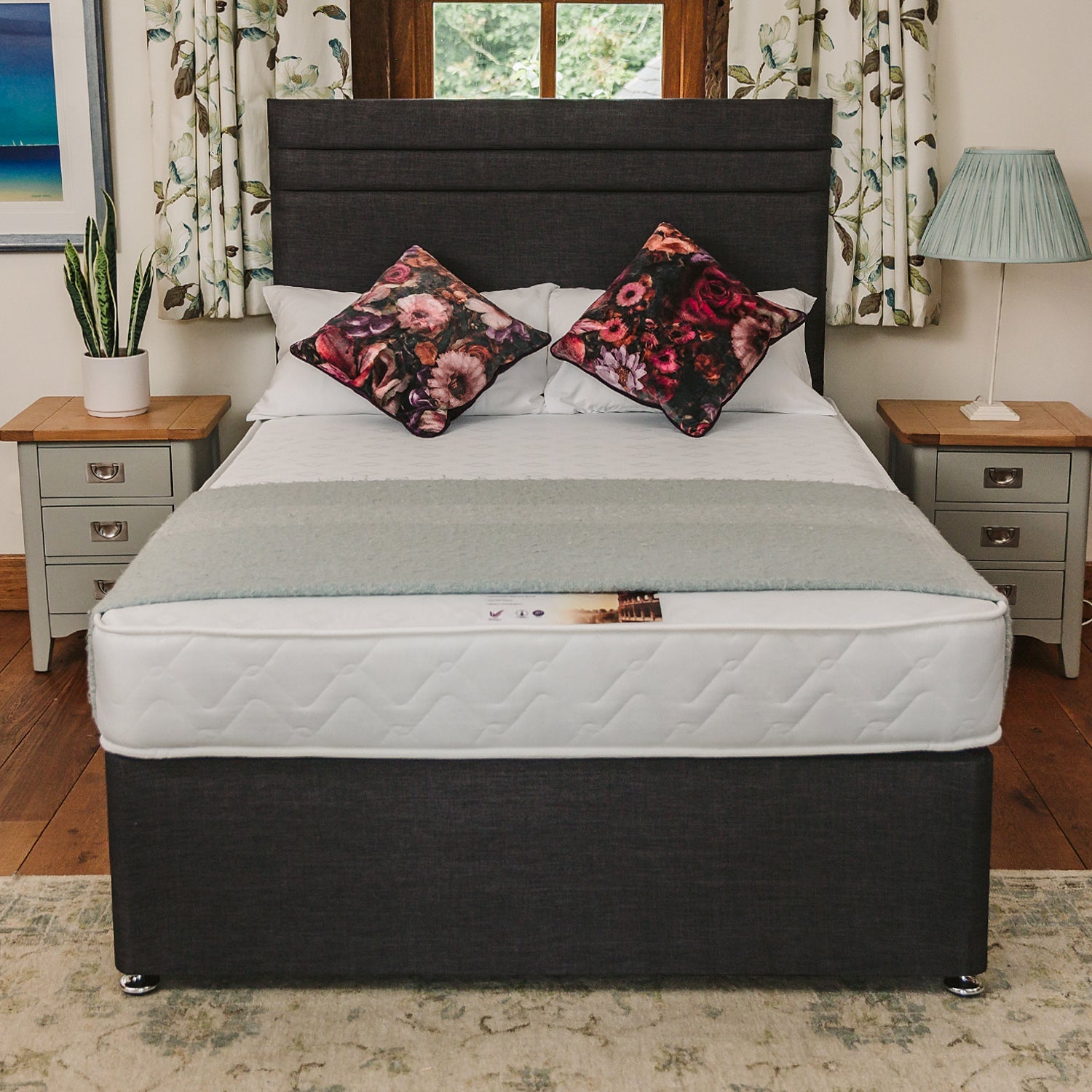 Rome Comfort Deluxe Sprung Divan Bed Set