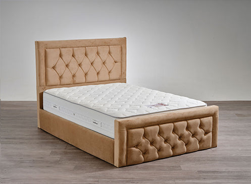 Marley upholstered store bed frame