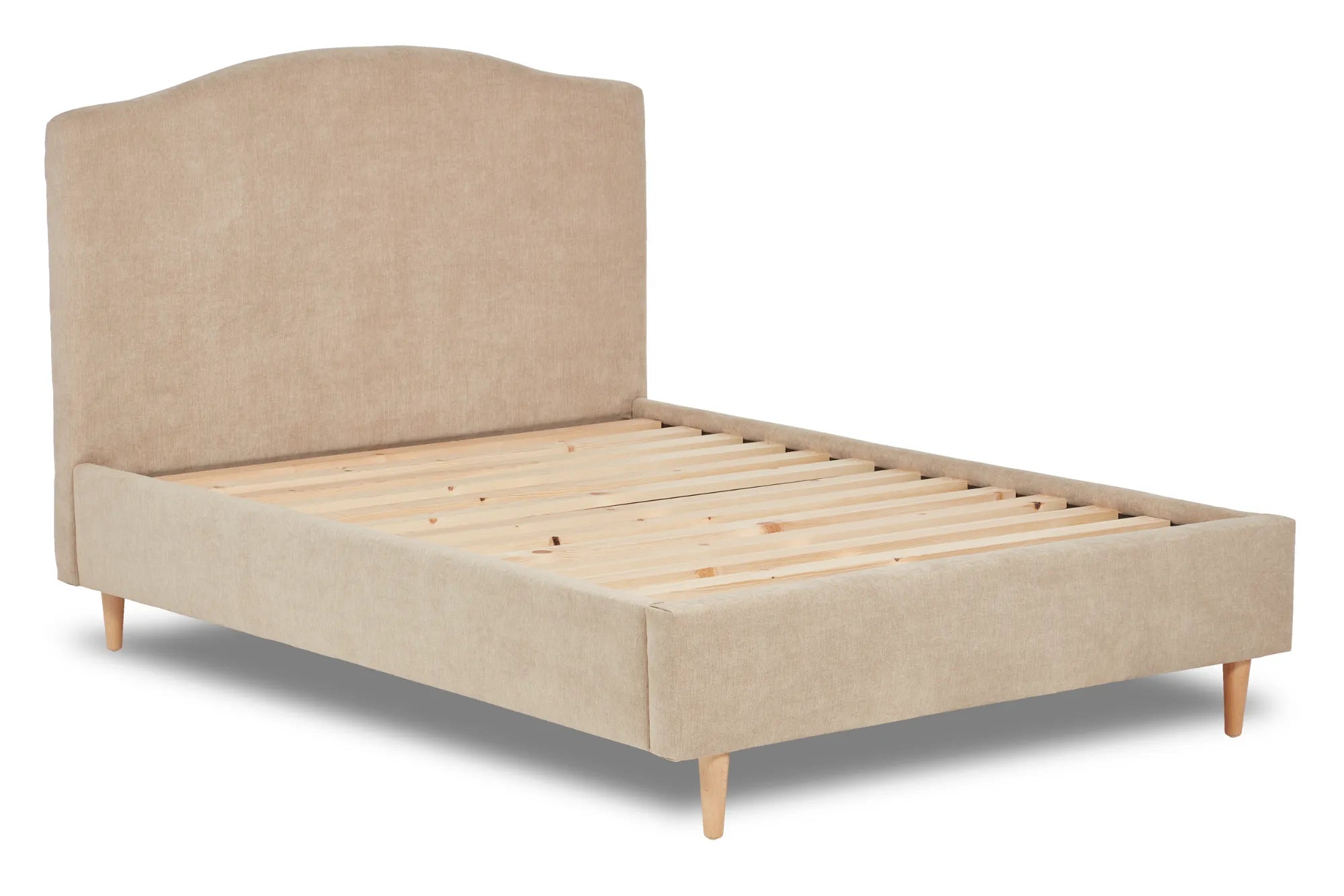 Ember Simple Shaped Fabric Bedstead