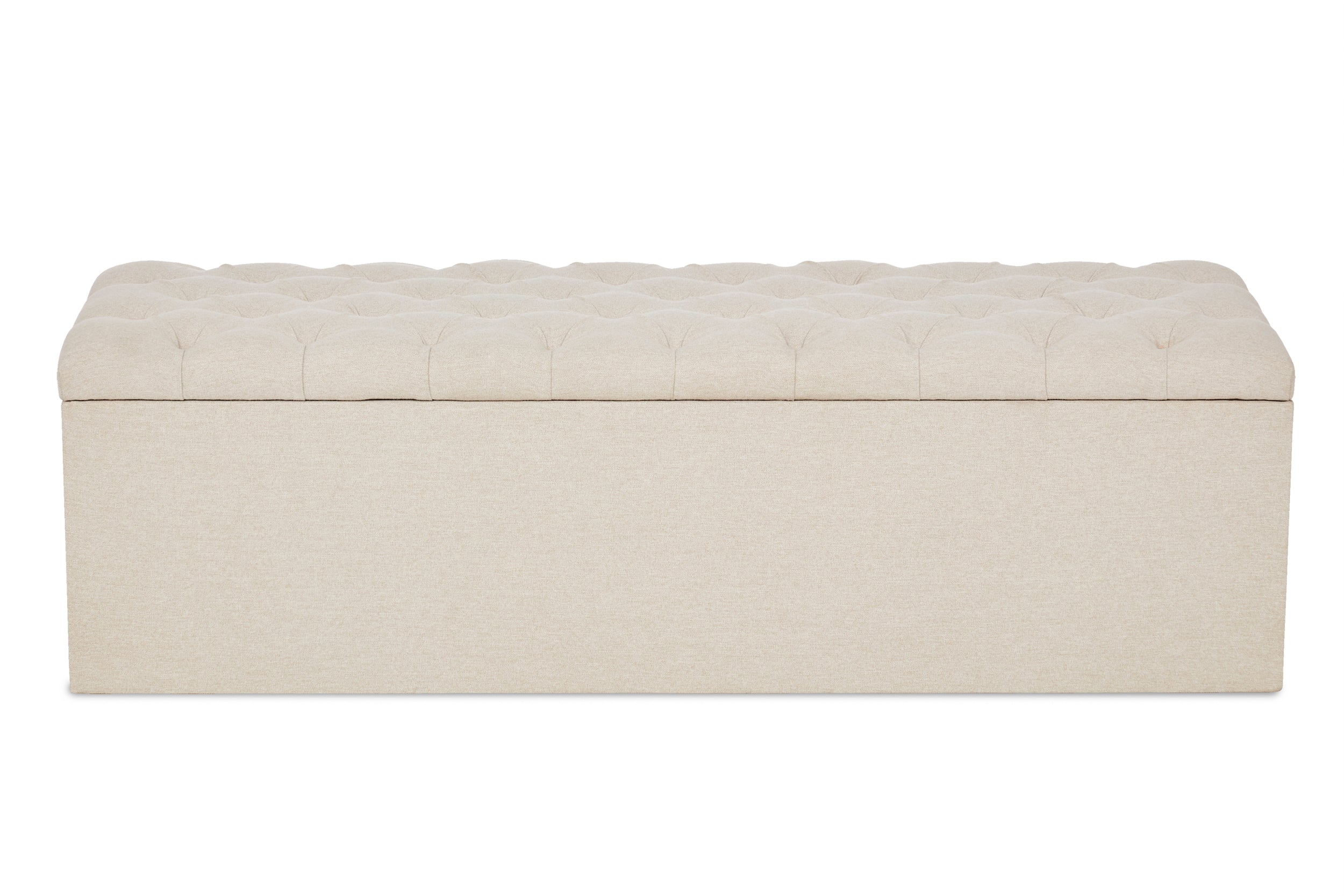 Harrison Chesterfield Style Fabric Blanket Box