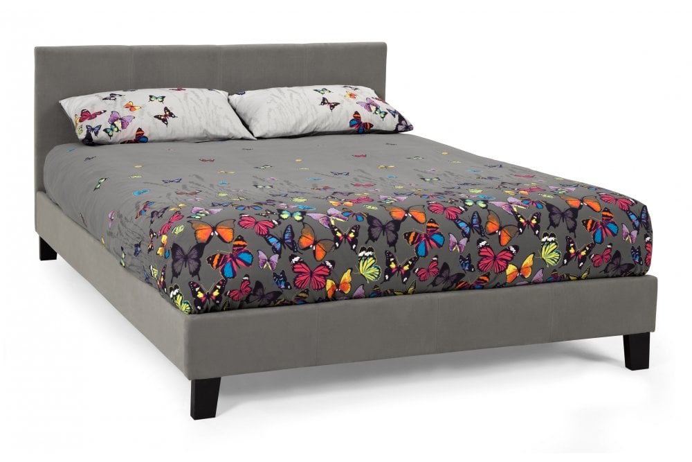 Madelyn Steel Fabric Bed