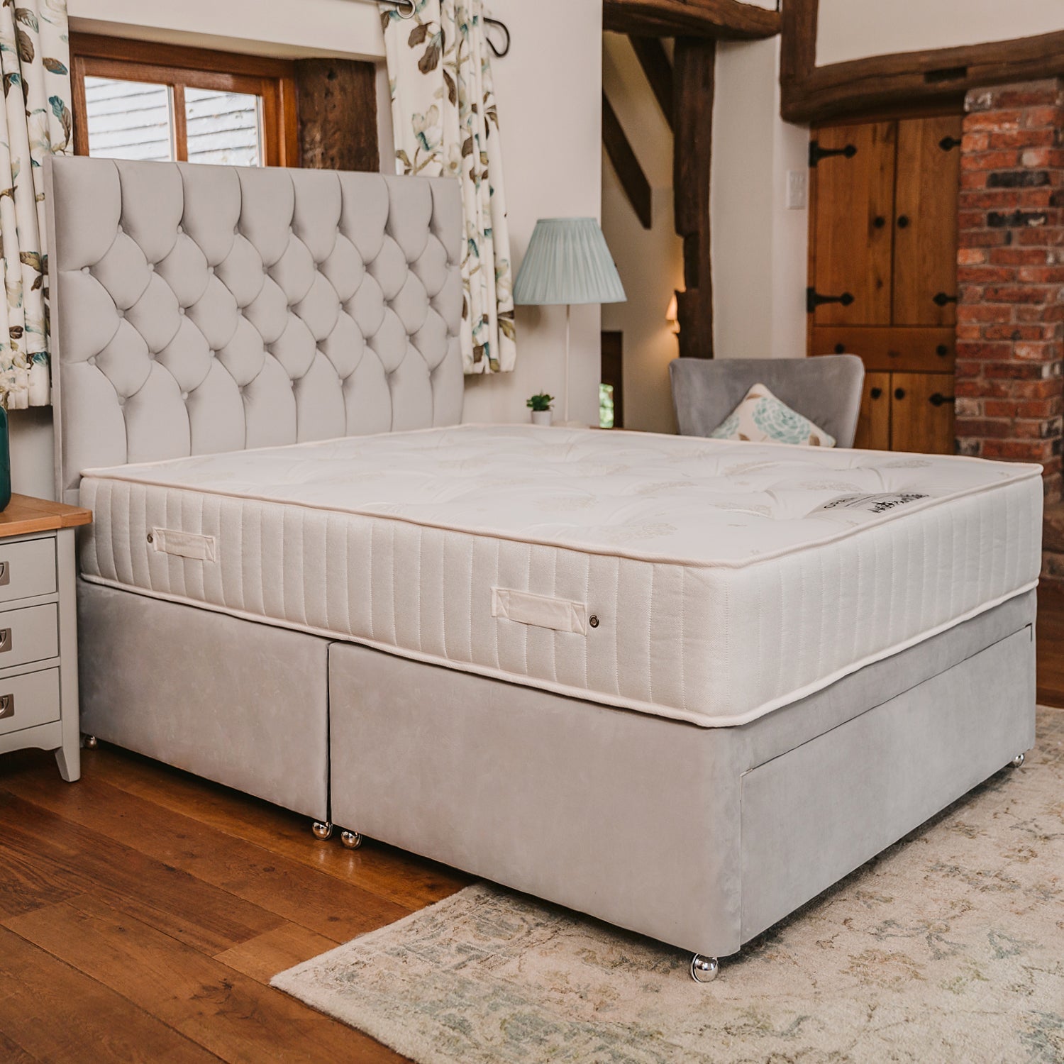 Opal Deluxe Orthopaedic Sprung Divan Bed Set