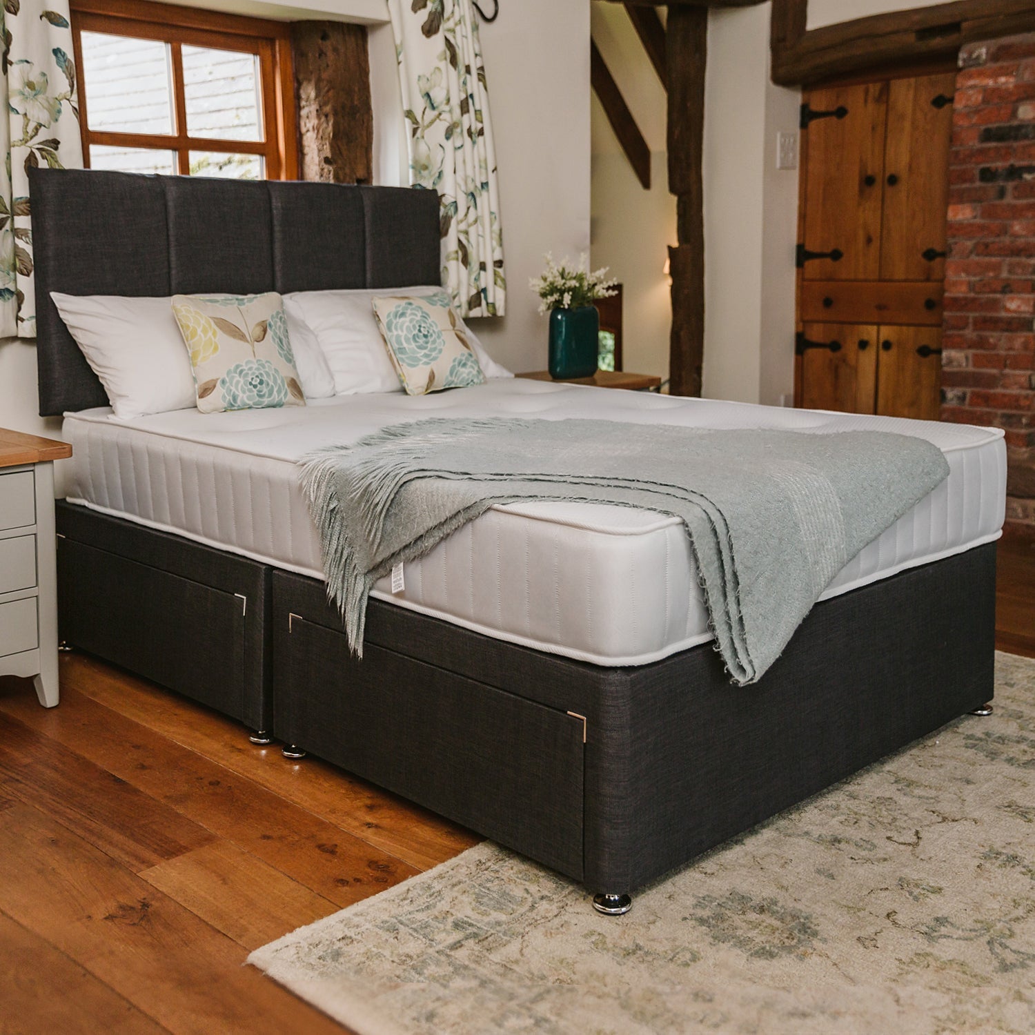 Pearl Orthopaedic Comfort Sprung Divan Bed Set