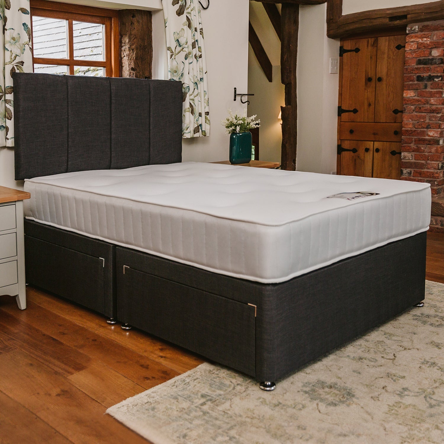 Pearl Orthopaedic Comfort Sprung Divan Bed Set