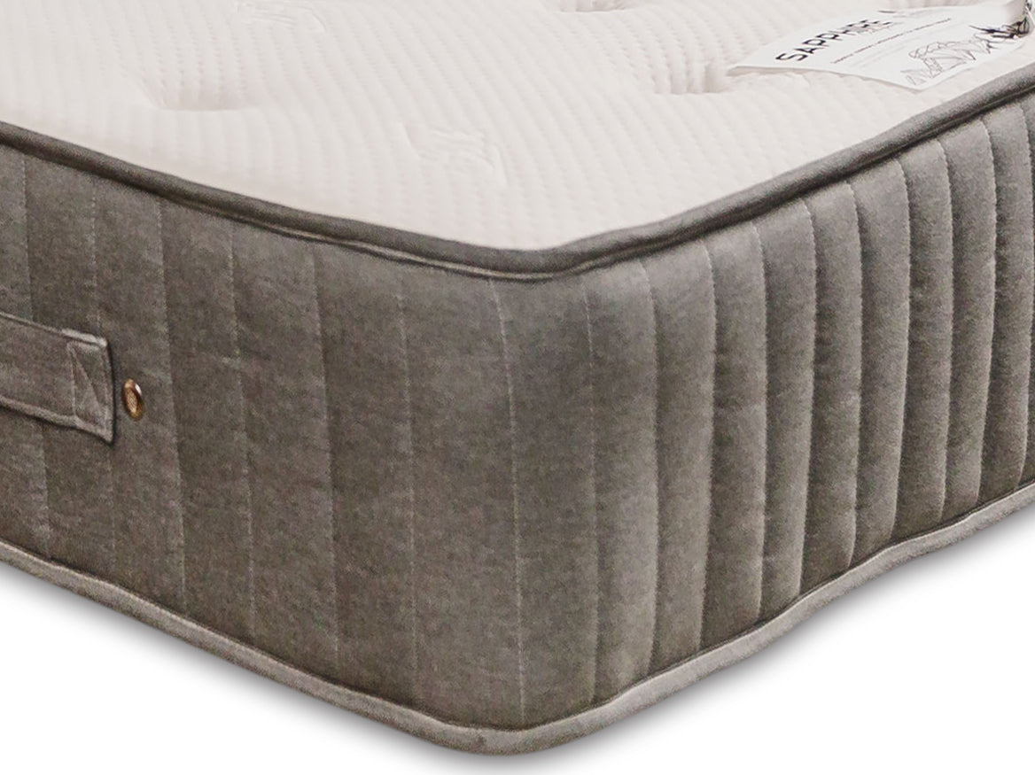 Sapphire Memory Foam Orthopaedic Sprung Divan Bed Set