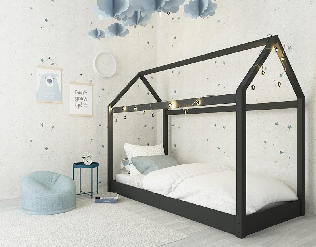 LPD Hickory 3'0" Children's Canopy Bed
